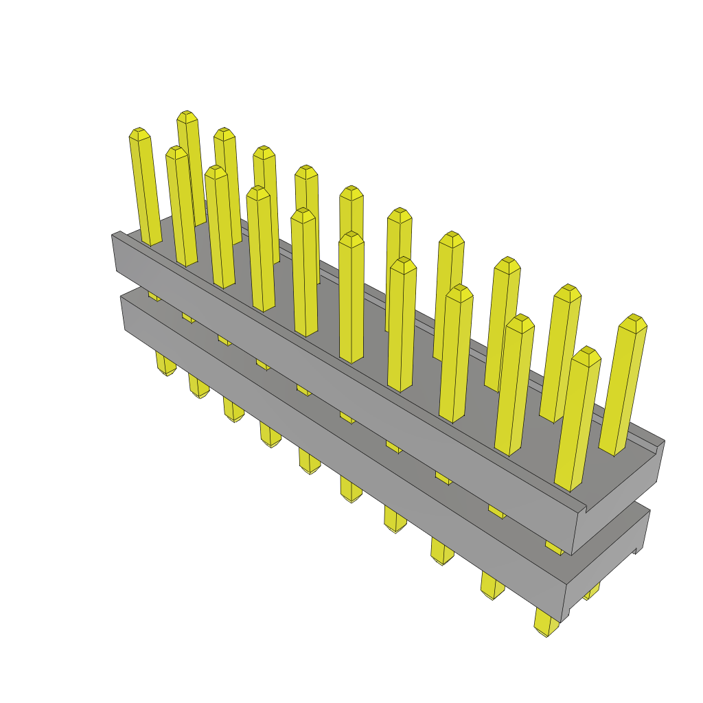 All Parts Connectors Backplane Connectors Hard Metric Connectors TW-10-11-S-D-160-080 by Samtec