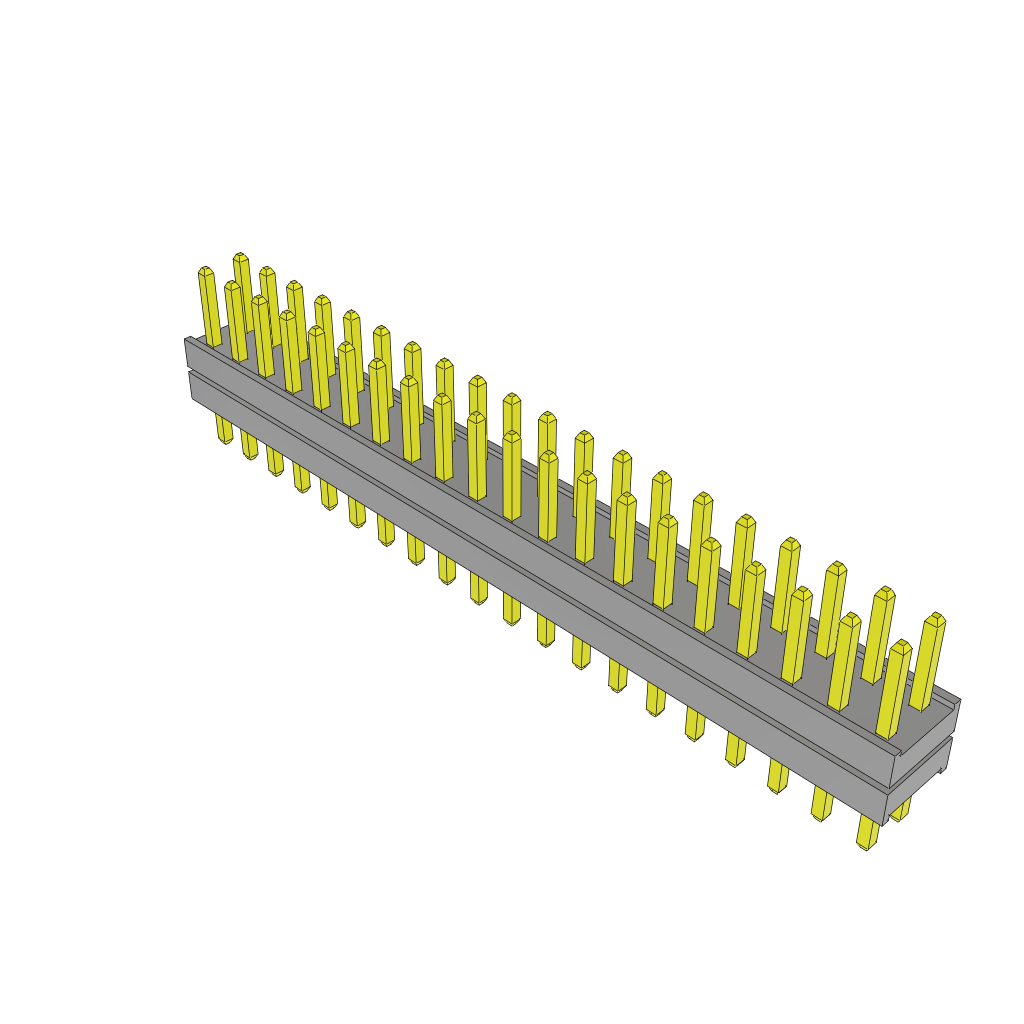 All Parts Connectors Backplane Connectors Hard Metric Connectors TW-20-02-L-D-130-100 by Samtec