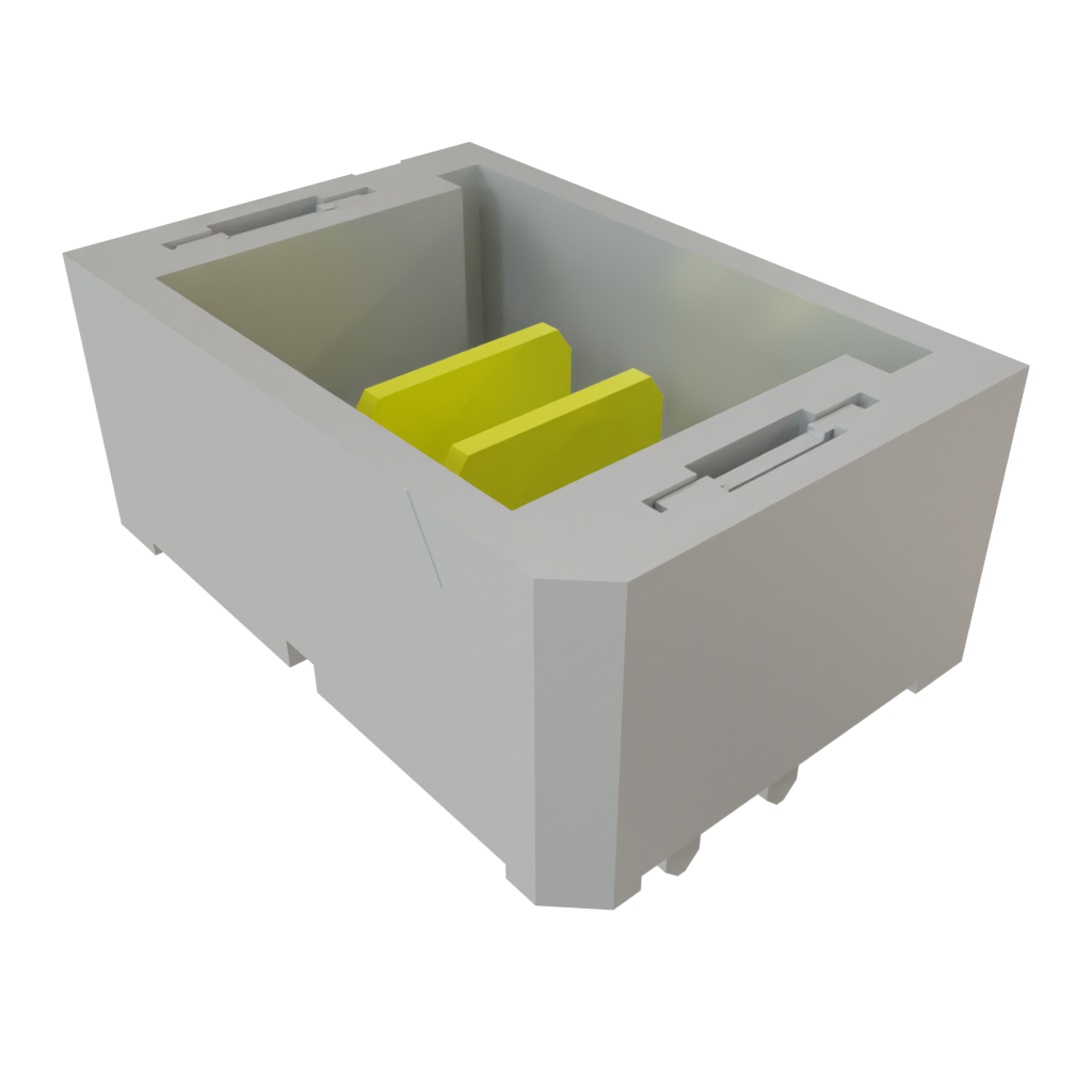 All Parts Connectors Micro Rugged Connector UMPT-02-01.5-L-V-S-W-TR by Samtec