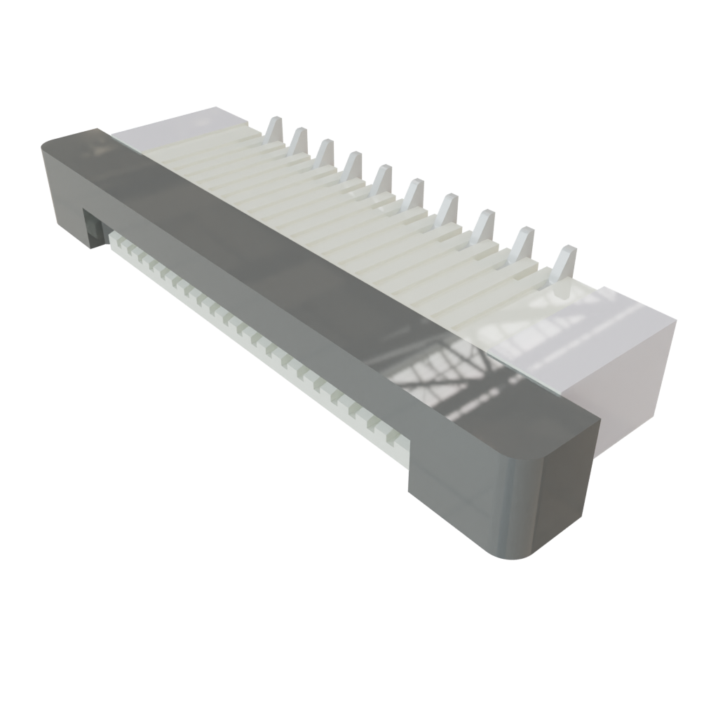 All Parts Connectors FFC Connectors ZF5S-20-03-T-WT by Samtec