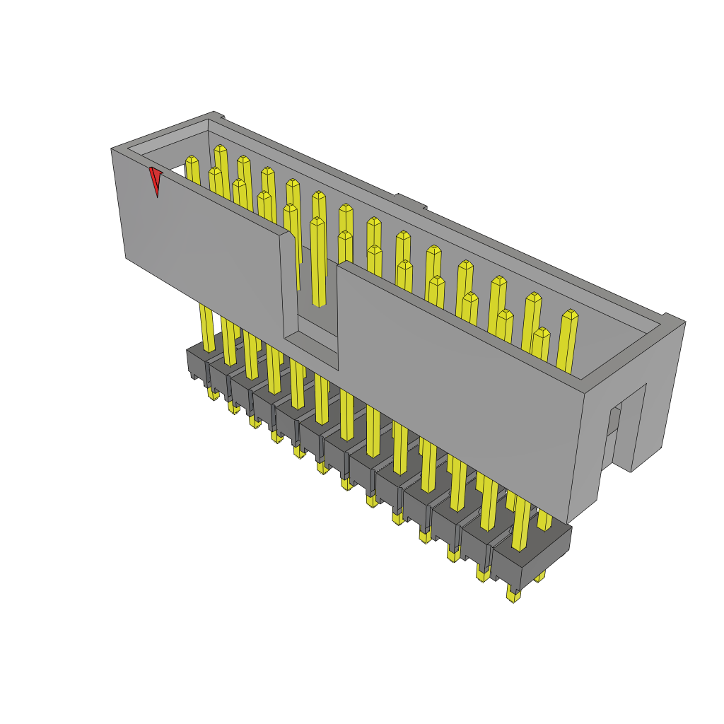 Headers & Wire Housings ZST-113-03-S-D-740 by Samtec