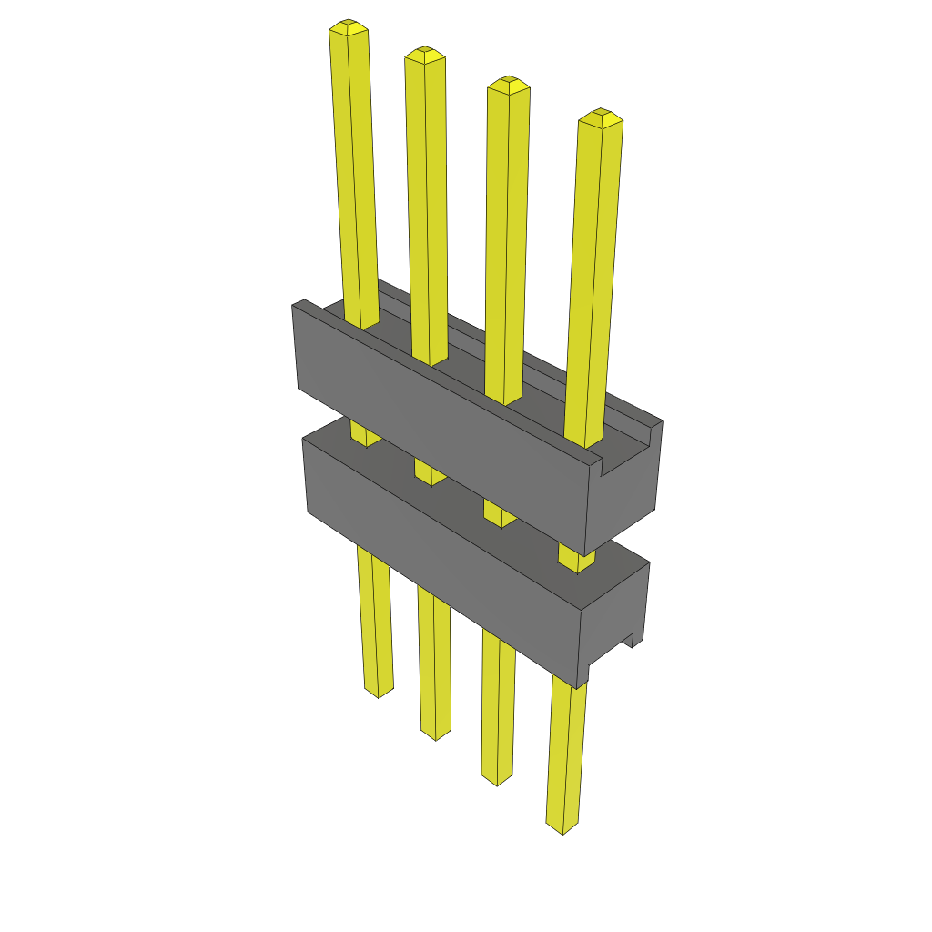 All Parts Connectors Backplane Connectors Hard Metric Connectors ZW-04-10-G-S-263-277 by Samtec