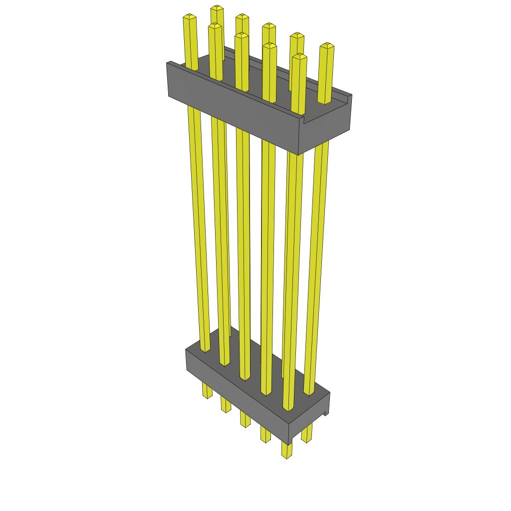 All Parts Connectors Backplane Connectors Hard Metric Connectors ZW-05-14-T-D-1160-135 by Samtec