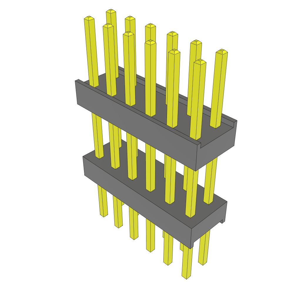 All Parts Connectors Backplane Connectors Hard Metric Connectors ZW-06-11-G-D-450-235 by Samtec