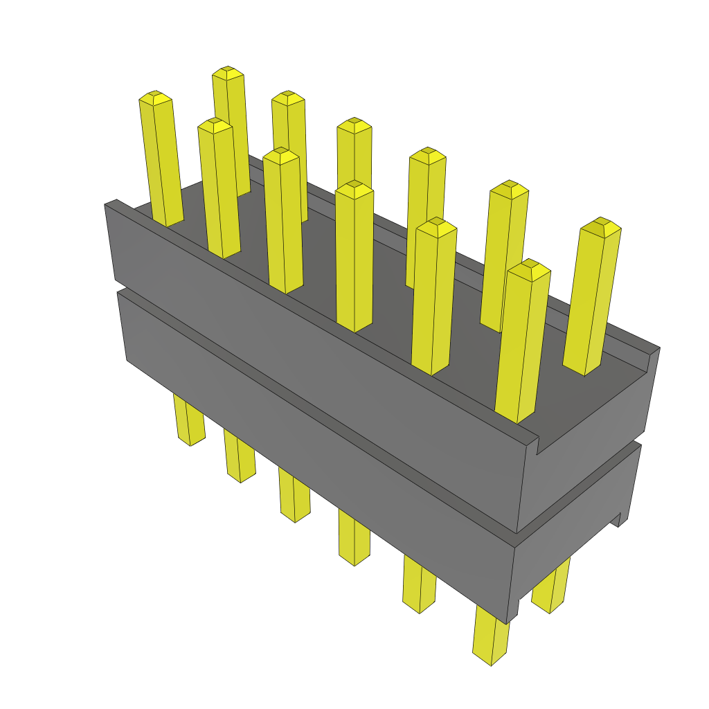 All Parts Connectors Backplane Connectors Hard Metric Connectors ZW-06-17-G-D-217-131 by Samtec