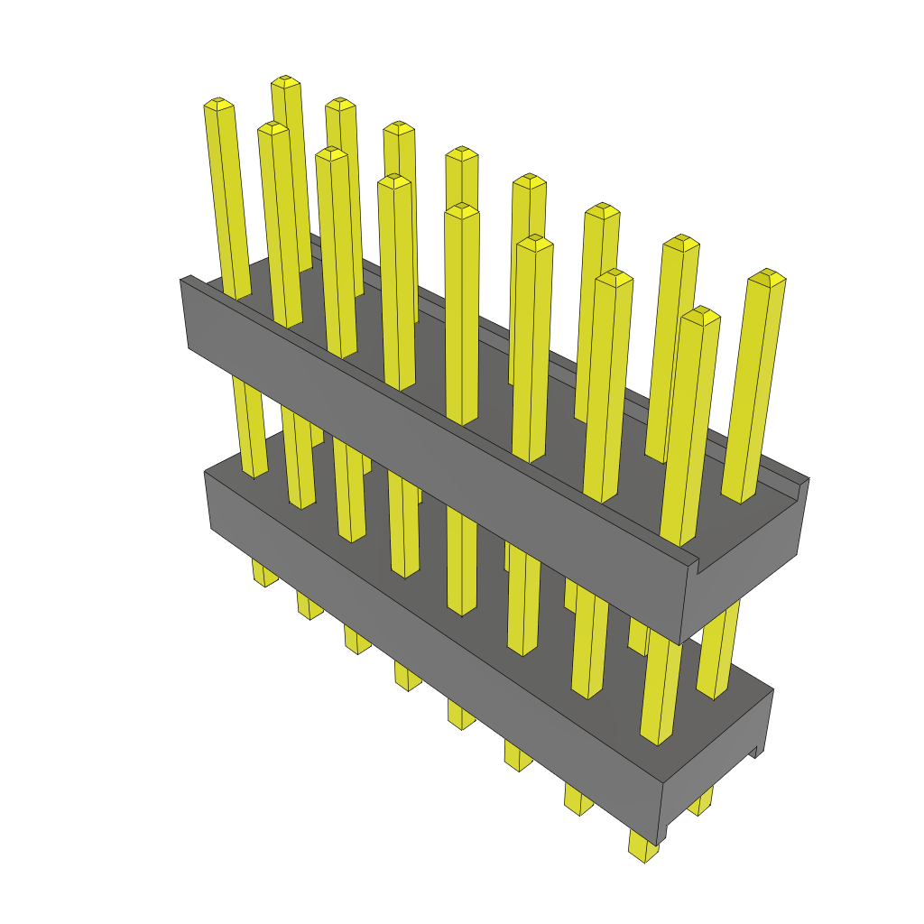 All Parts Connectors Backplane Connectors Hard Metric Connectors ZW-08-09-L-D-395-100 by Samtec