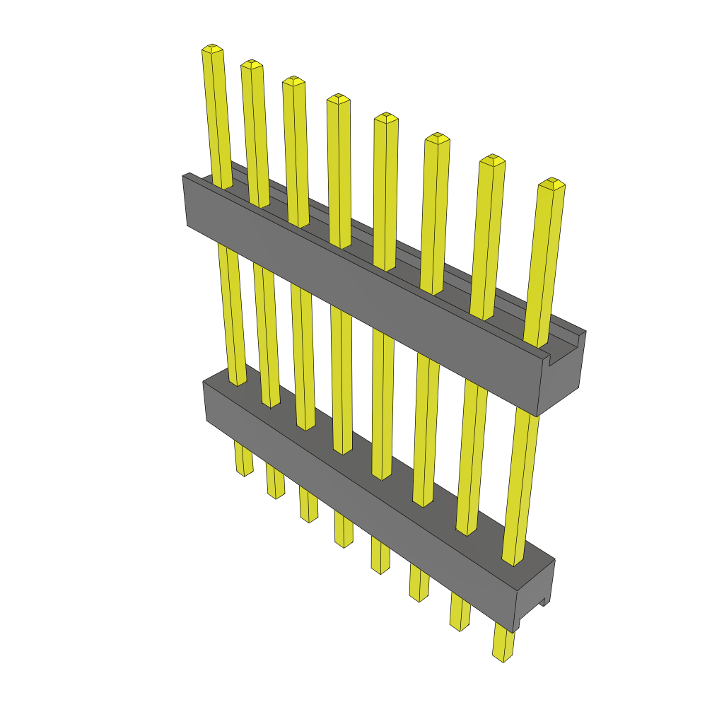 All Parts Connectors Backplane Connectors Hard Metric Connectors ZW-08-11-G-S-551-143 by Samtec