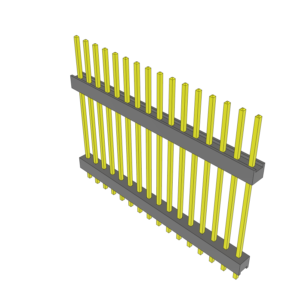 All Parts Connectors Backplane Connectors Hard Metric Connectors ZW-16-13-G-S-826-105 by Samtec