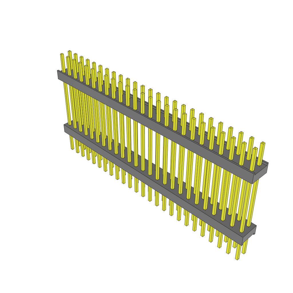 All Parts Connectors Backplane Connectors Hard Metric Connectors ZW-25-13-T-D-785-250 by Samtec