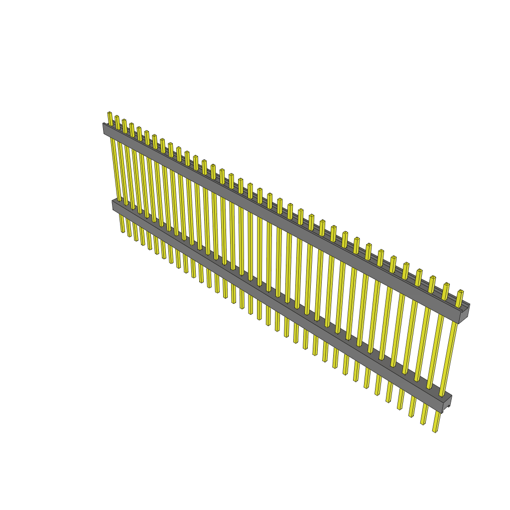 All Parts Connectors Backplane Connectors Hard Metric Connectors ZW-36-13-G-S-875-250 by Samtec