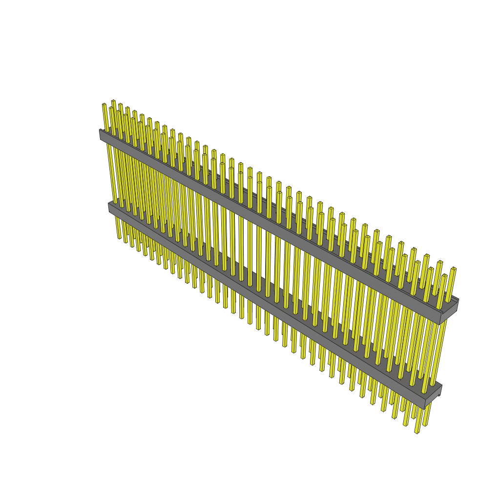 All Parts Connectors Backplane Connectors Hard Metric Connectors ZW-36-14-G-D-870-310 by Samtec