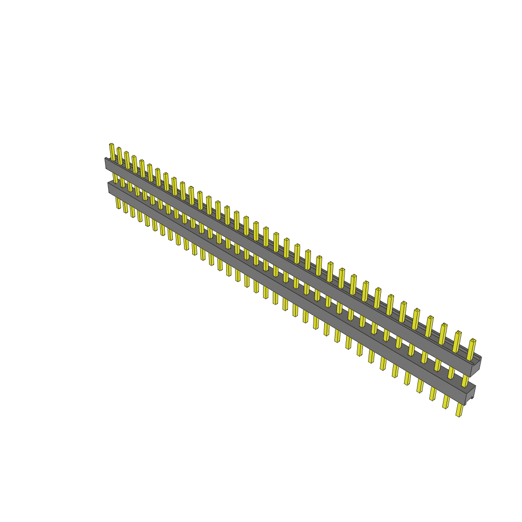 All Parts Connectors Backplane Connectors Hard Metric Connectors ZW-36-15-G-S-335-160 by Samtec