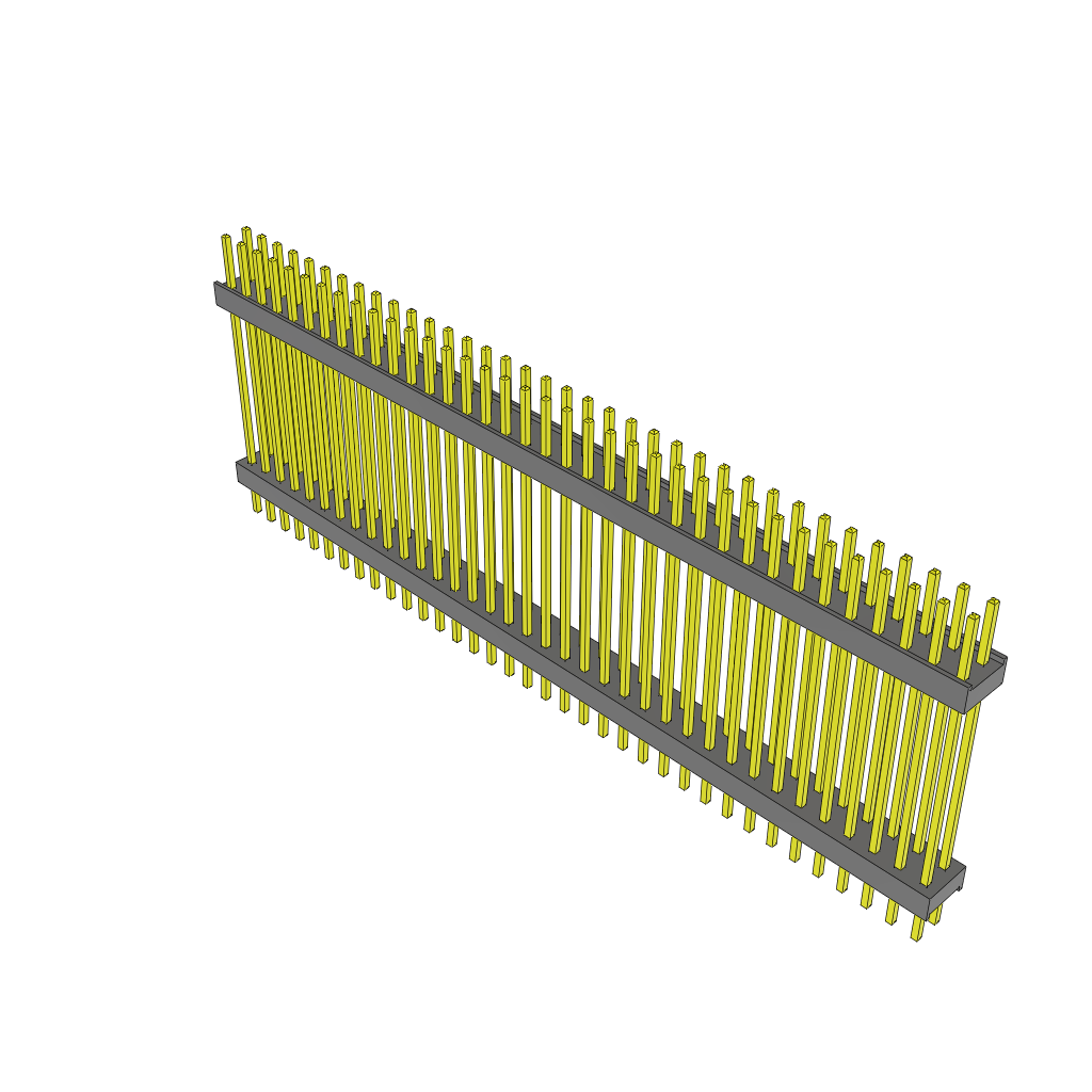 All Parts Connectors Backplane Connectors Hard Metric Connectors ZW-36-19-SM-D-960-160 by Samtec