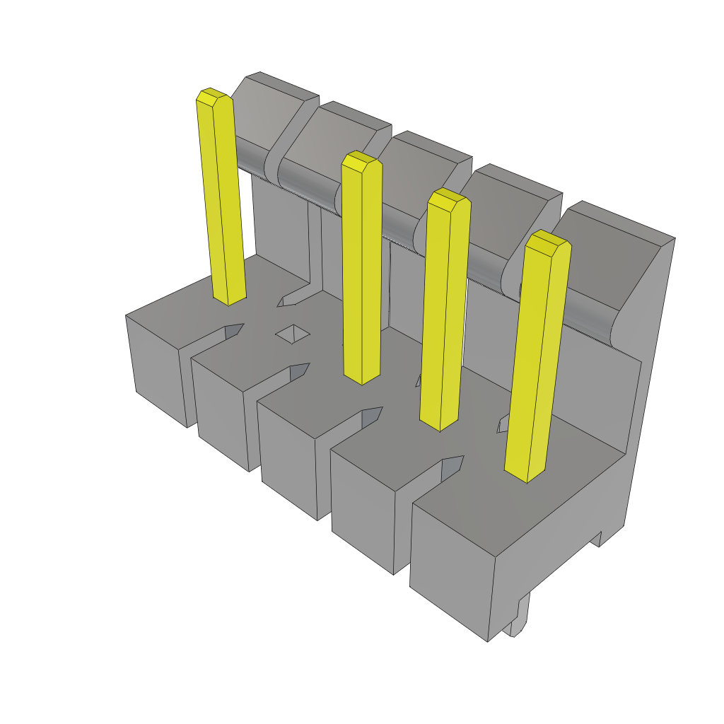 All Parts Power Products Batteries and Accessories Accessories Battery Housings-Cradles LCW-105-07-L-S-230-04 by Samtec