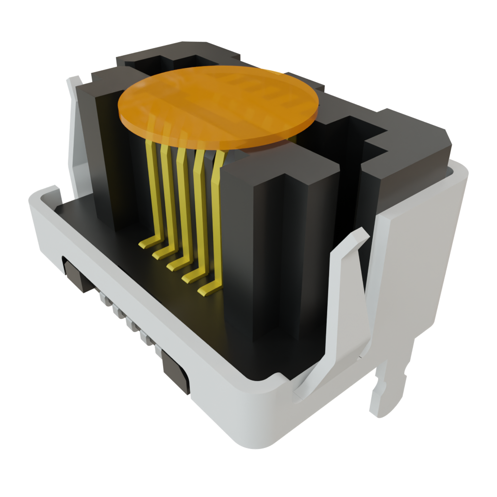 All Parts Connectors Smart Card Connectors LSHM-105-02.5-L-DV-A-S-K-TR by Samtec