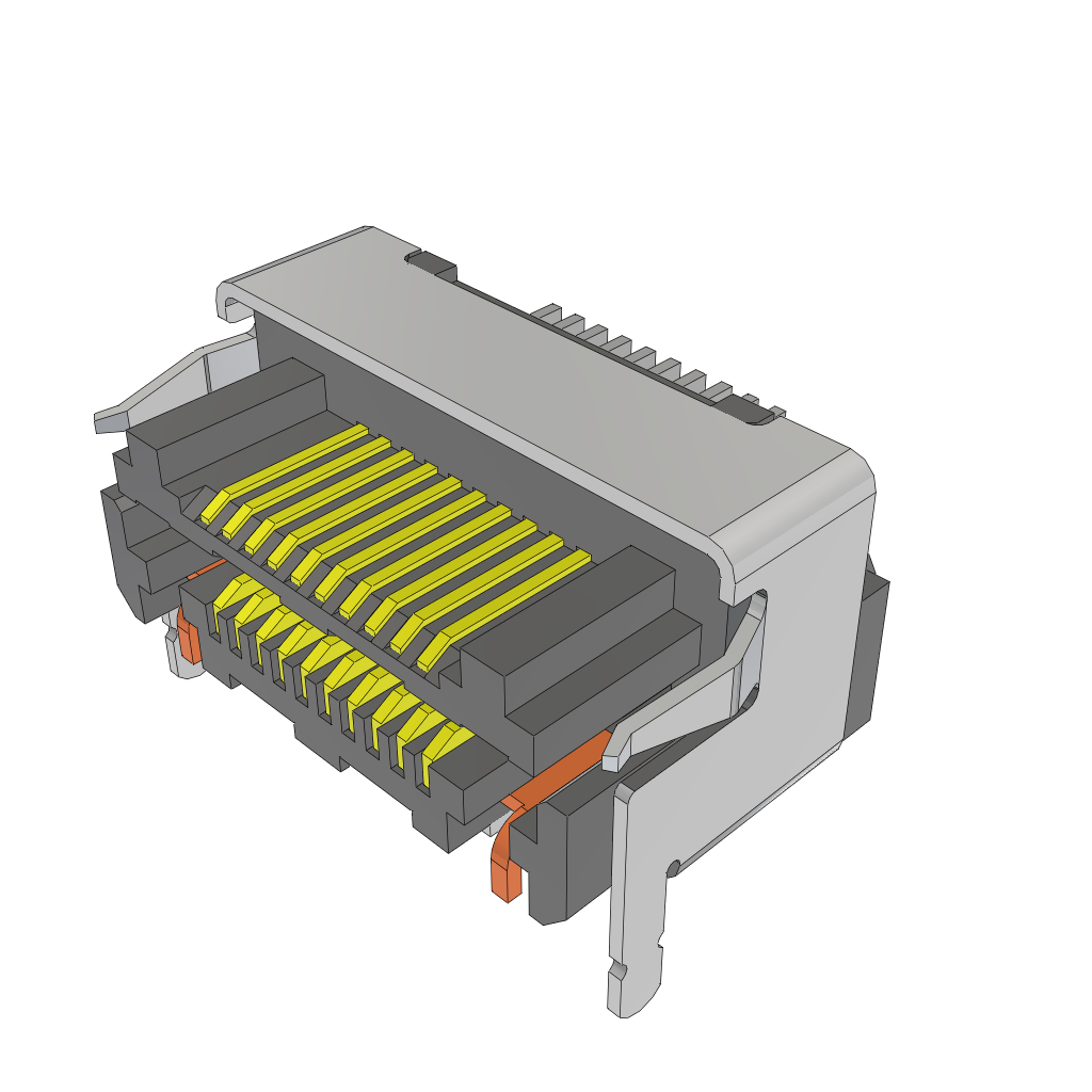 All Parts Connectors Smart Card Connectors LSHM-110-01-F-DH-A-S-TR by Samtec
