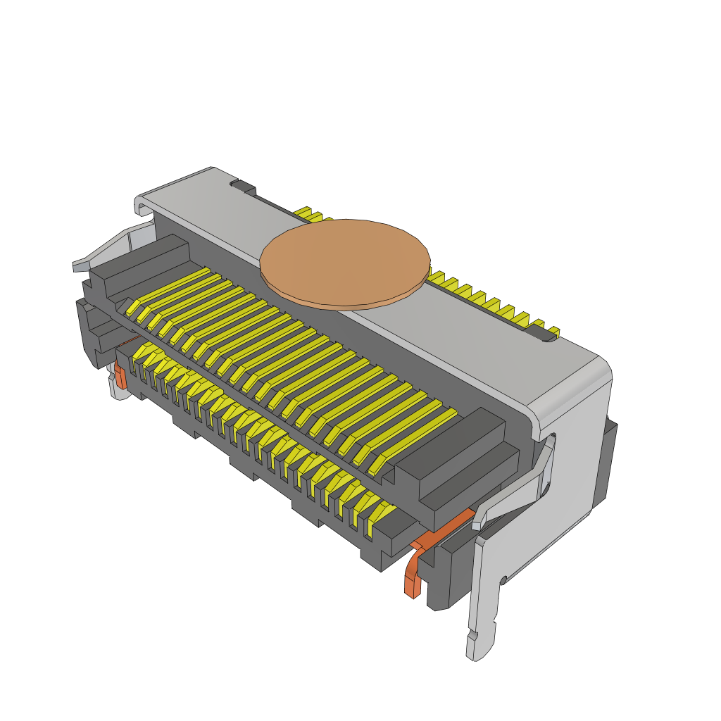 All Parts Connectors Smart Card Connectors LSHM-120-01-H-DH-A-S-K-TR by Samtec
