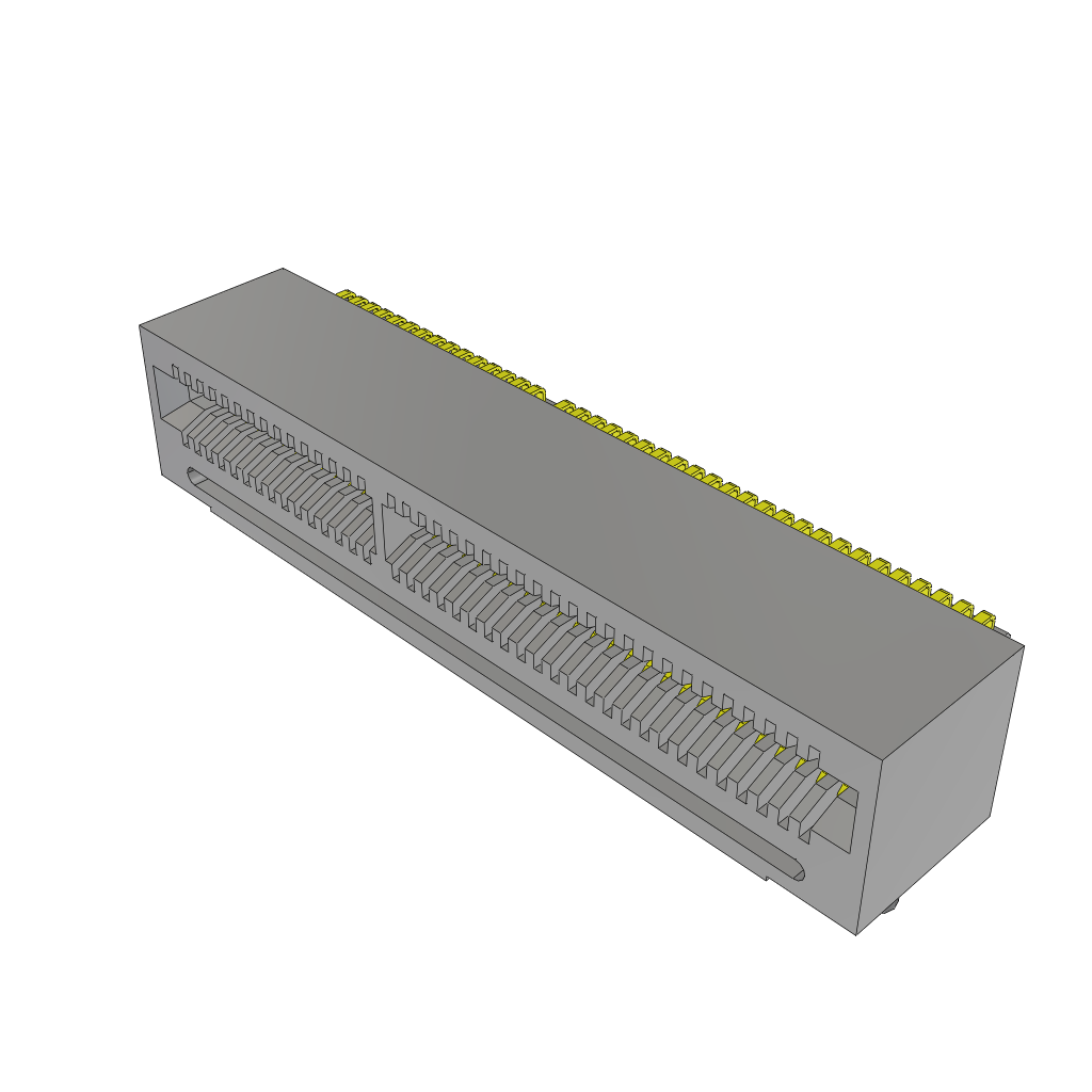 All Parts Connectors Smart Card Connectors MEC1-140-02-L-D-RA2-SL-TR by Samtec