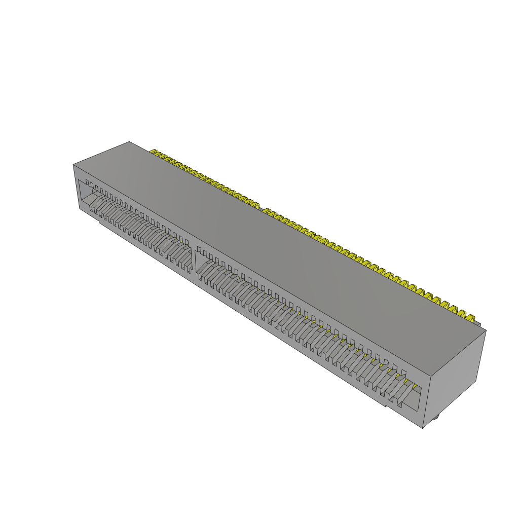 Standard Card Edge Connectors MEC1-150-02-L-D-RA1-SL-TR by Samtec