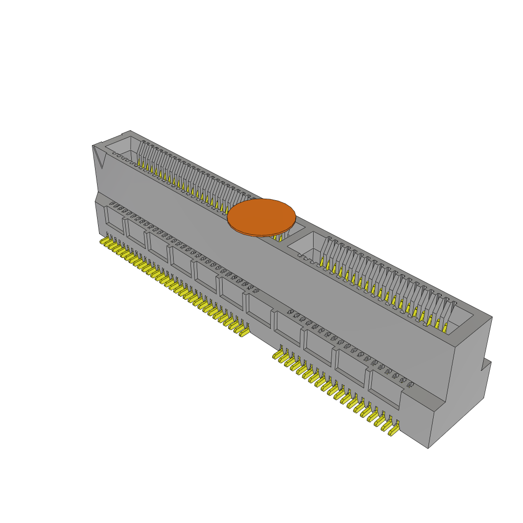 All Parts Connectors Smart Card Connectors MEC6-150-02-L-DV-K-TR by Samtec
