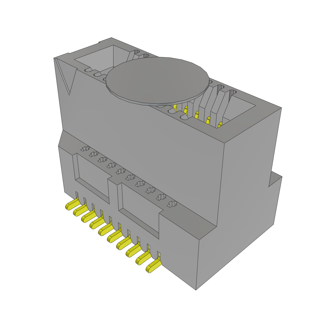 All Parts Connectors Smart Card Connectors MEC8-110-02-S-DV-LC-K by Samtec