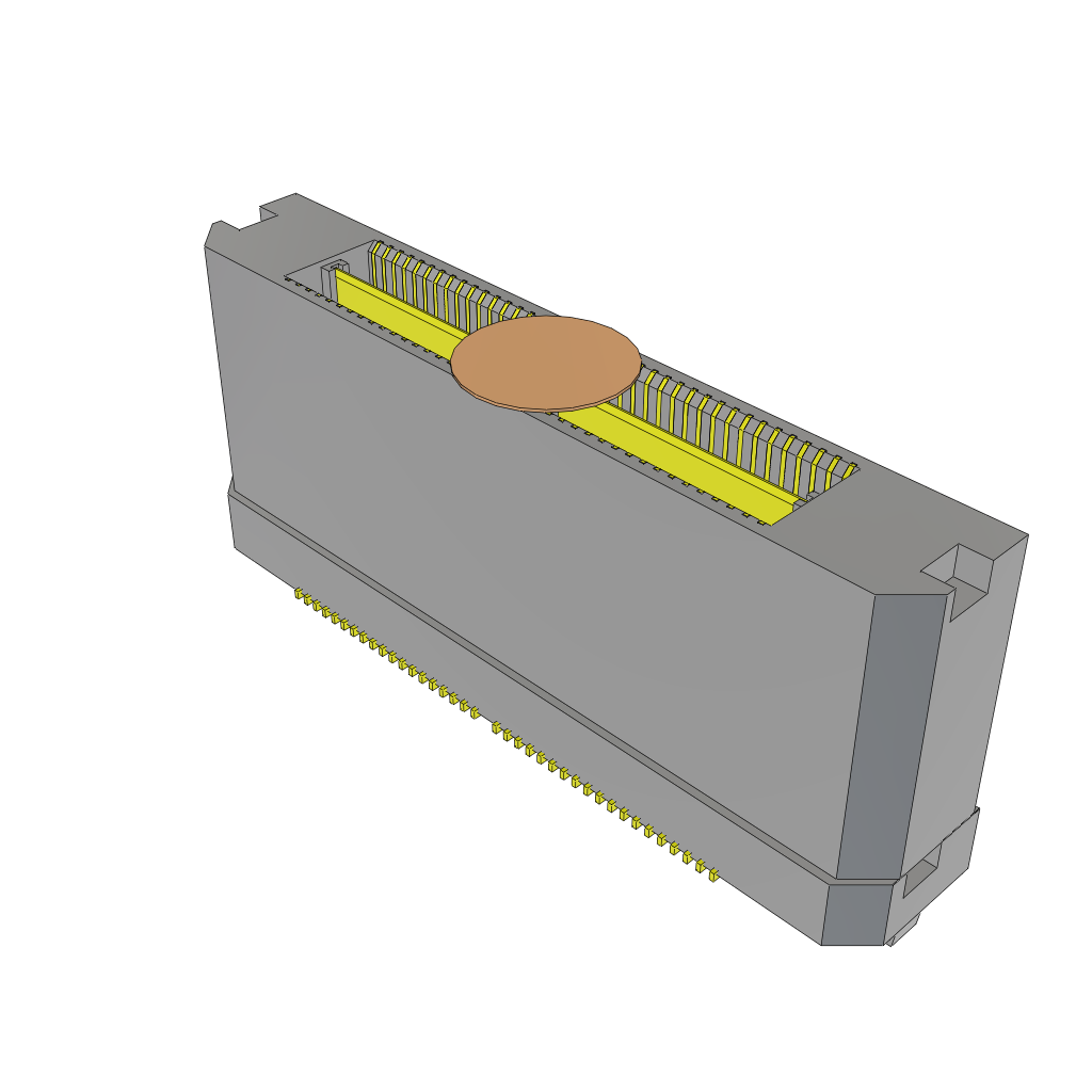 All Parts Connectors Smart Card Connectors MIT-038-04-H-D-K-TR by Samtec