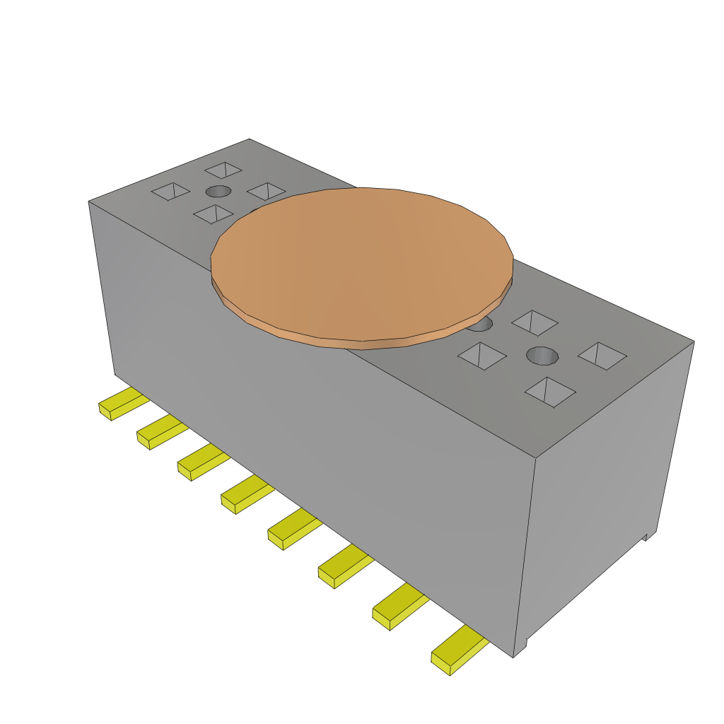 All Parts Connectors Smart Card Connectors MLE-108-01-G-DV-K-TR by Samtec