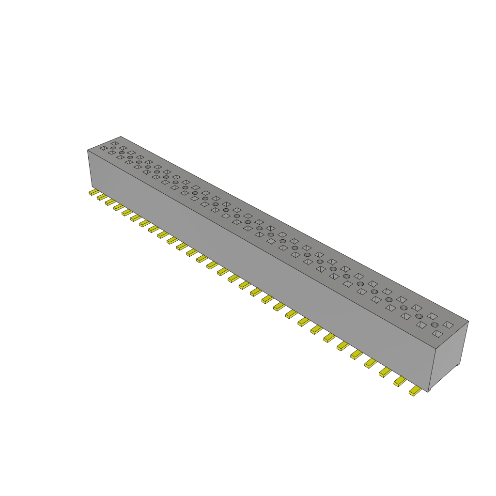 All Parts Connectors Headers MLE-130-01-G-DV-A-TR by Samtec
