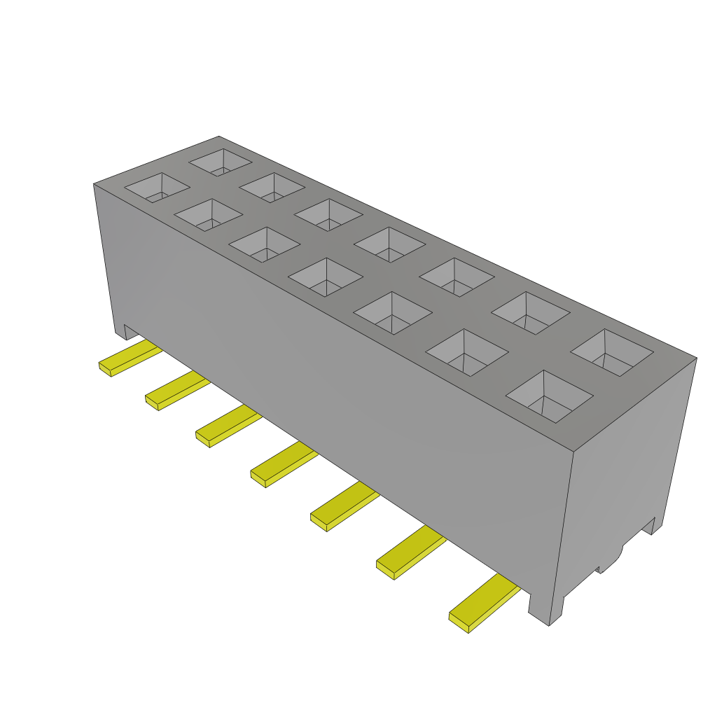 All Parts Connectors BTB Connectors MMS-107-02-L-DV-A by Samtec