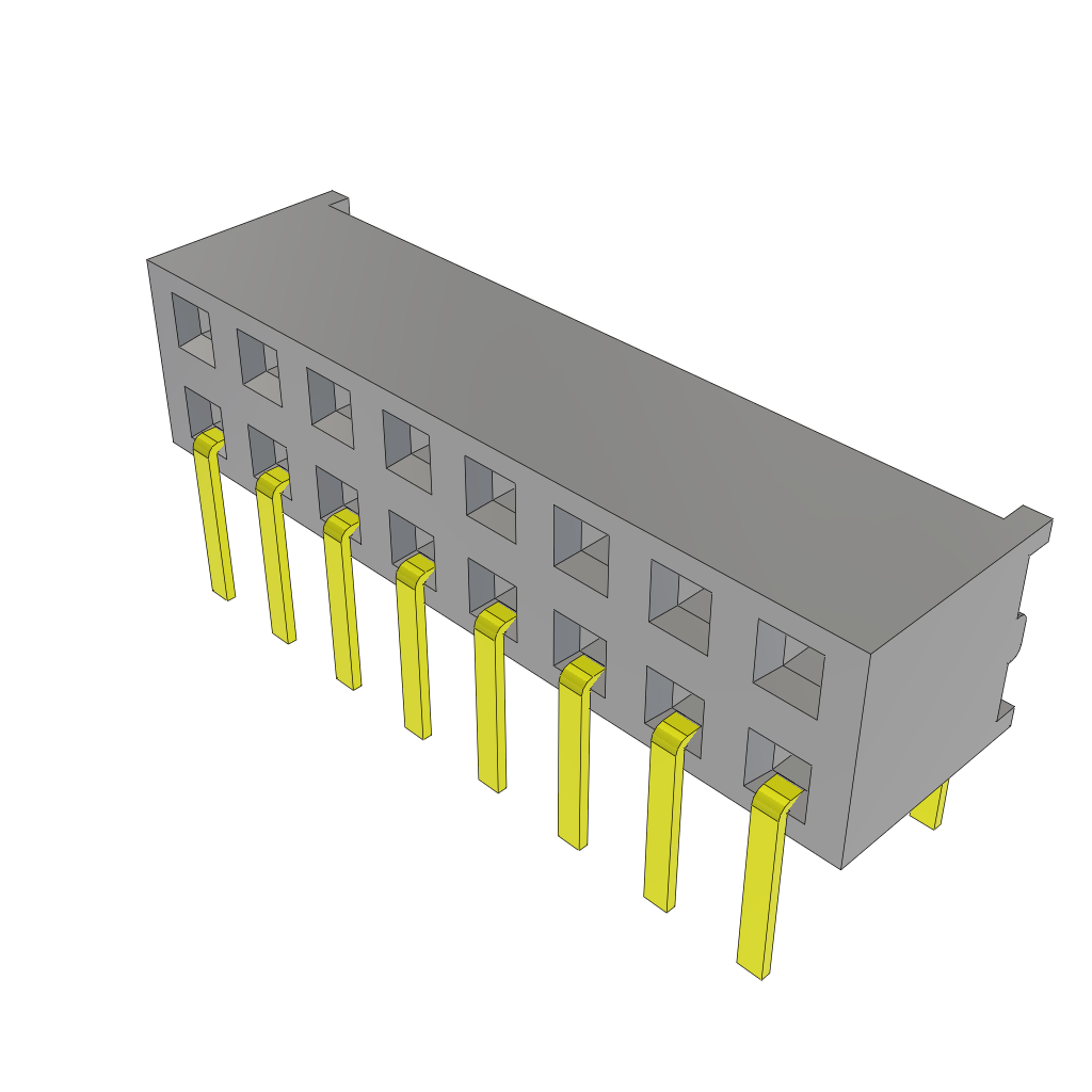 All Parts Connectors BTB Connectors MMS-108-01-F-DH by Samtec