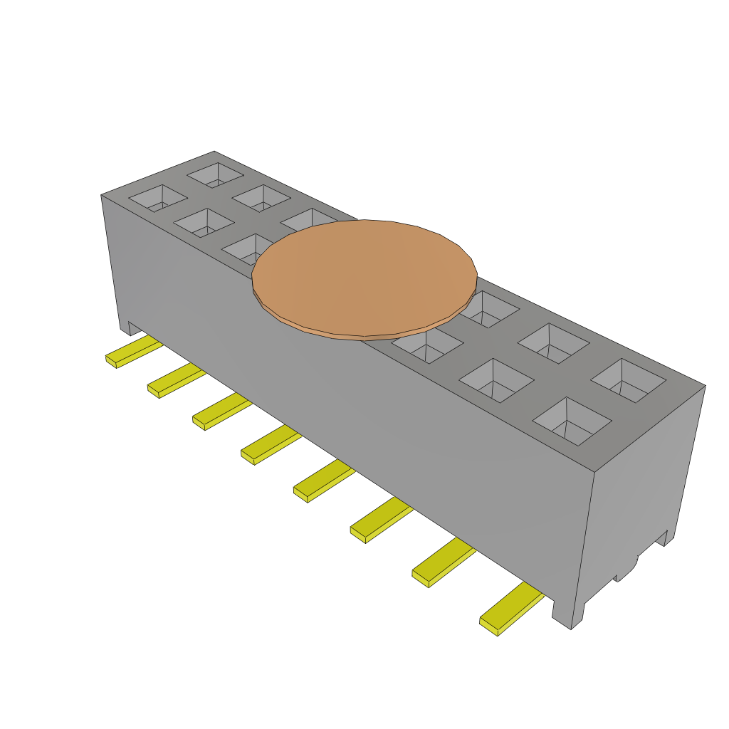 All Parts Connectors BTB Connectors MMS-108-02-F-DV-A-K-TR by Samtec