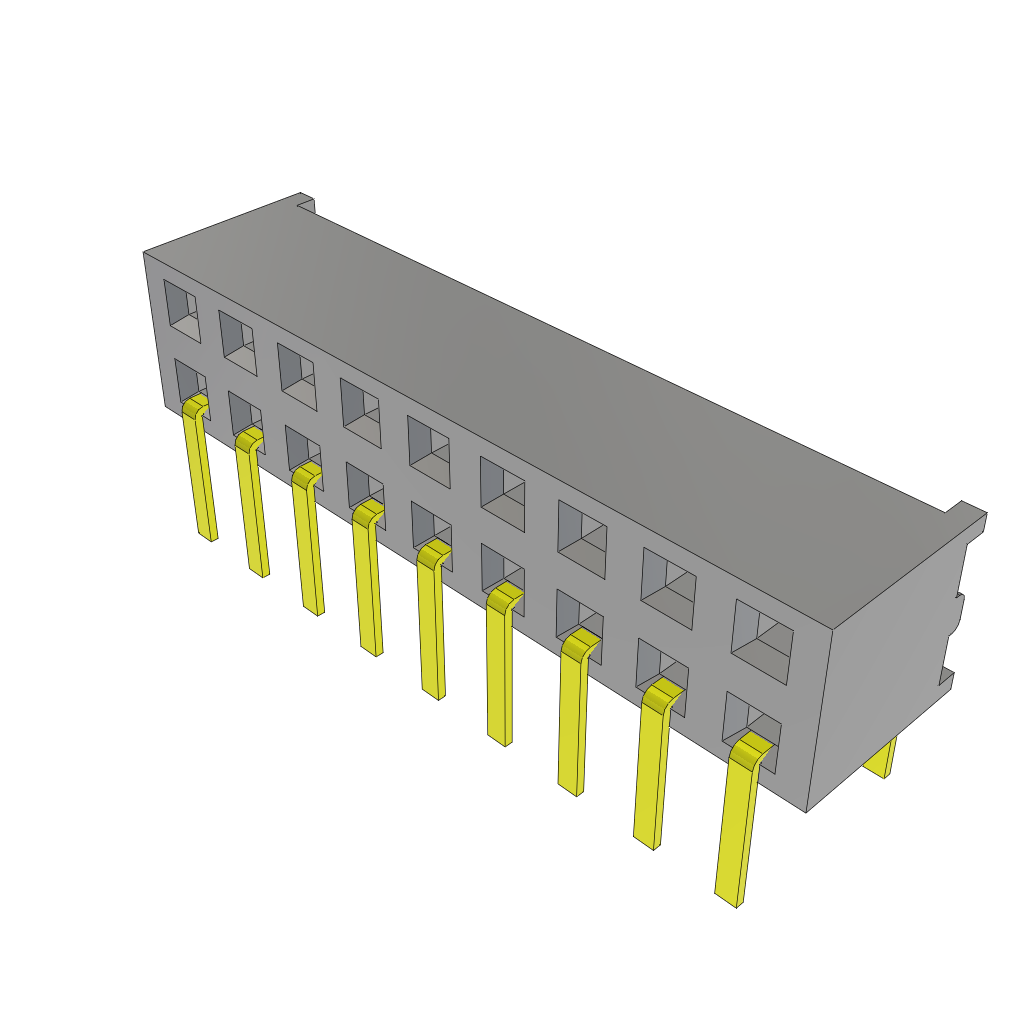 All Parts Connectors BTB Connectors MMS-109-01-F-DH by Samtec