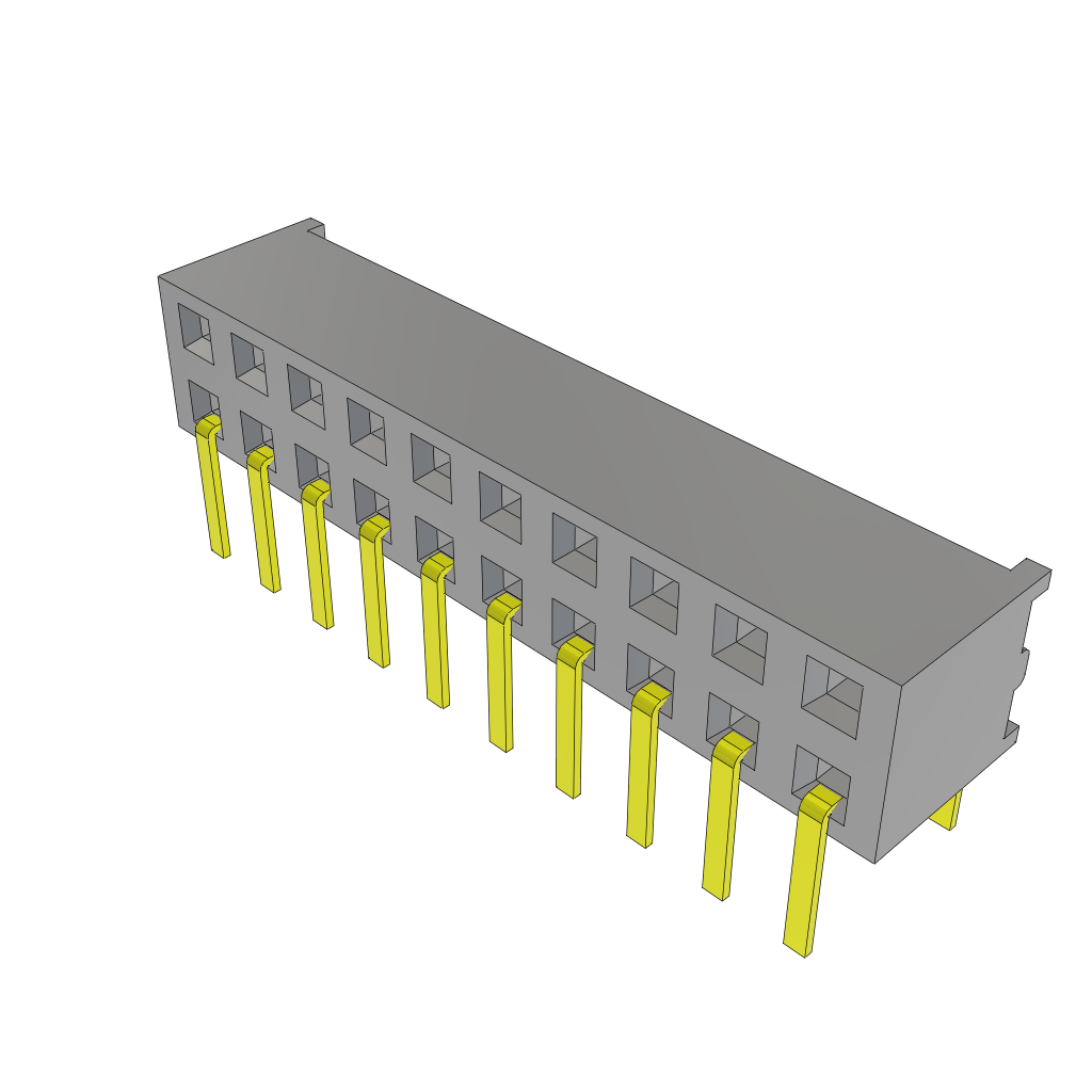 All Parts Connectors BTB Connectors MMS-110-01-LM-DH by Samtec