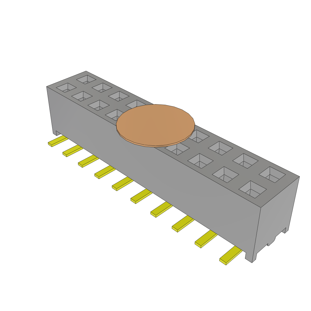 All Parts Connectors BTB Connectors MMS-110-02-F-DV-A-K-TR by Samtec
