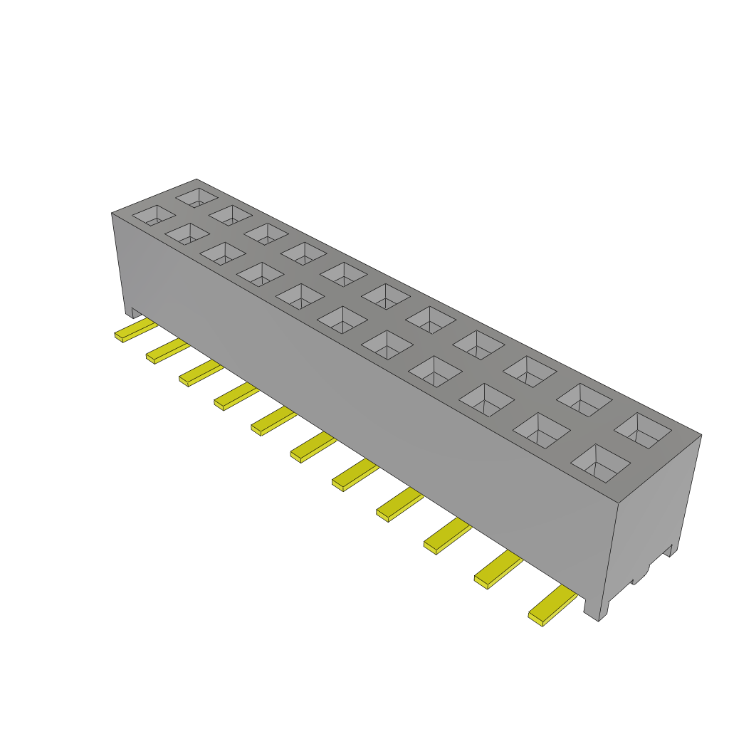 All Parts Connectors BTB Connectors MMS-111-02-F-DV by Samtec