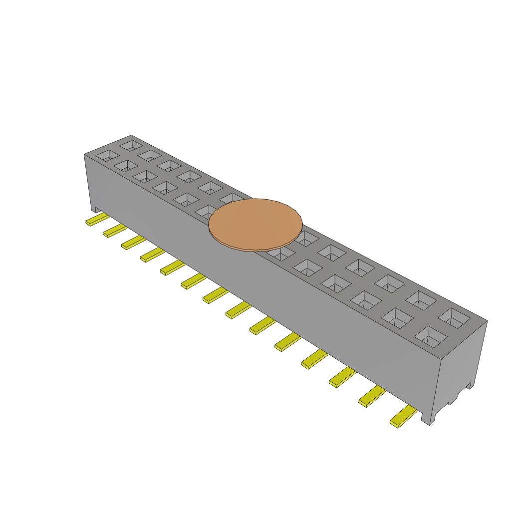 All Parts Connectors BTB Connectors MMS-114-02-F-DV-K-TR by Samtec