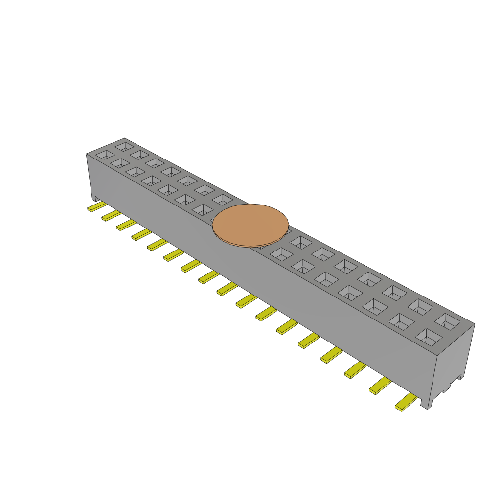 All Parts Connectors BTB Connectors MMS-117-02-S-DV-K-TR by Samtec