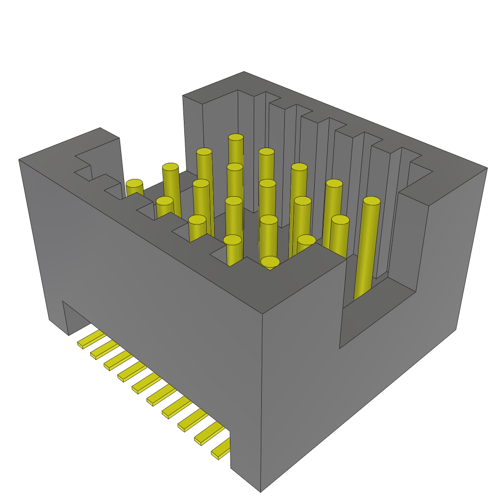 All Parts Connectors BTB Connectors MOLC-105-02-STL-Q-TR by Samtec