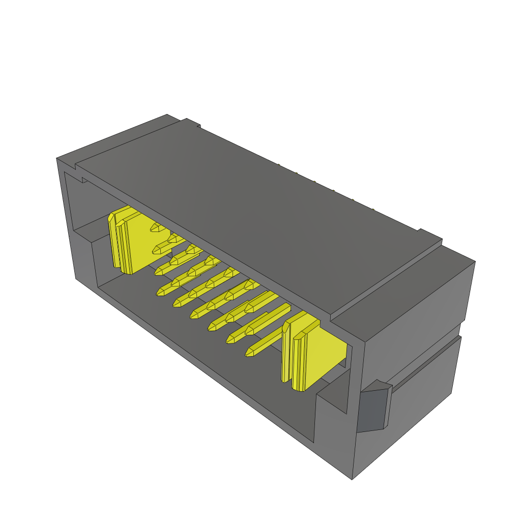 All Parts Connectors Power and Signal connectors MPTC-01-24-01-6.30-01-L-V-LC by Samtec