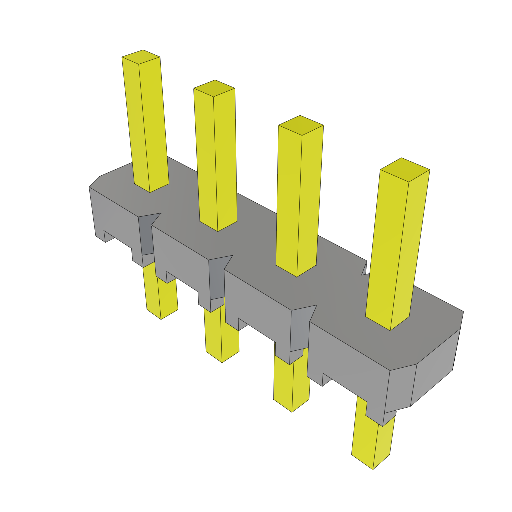 All Parts Power Products Batteries and Accessories Accessories Battery Housings-Cradles MTLW-104-06-G-S-135 by Samtec