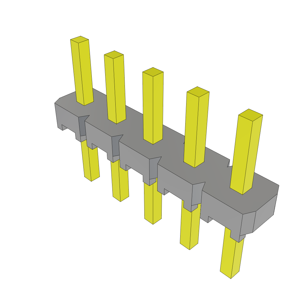All Parts Connectors Headers MTLW-105-05-T-S-136 by Samtec