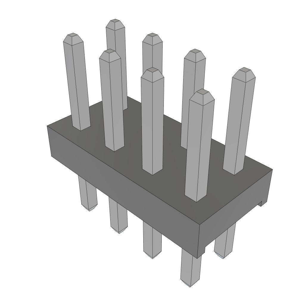 All Parts Connectors BTB Connectors MTMM-104-04-TM-D-150 by Samtec