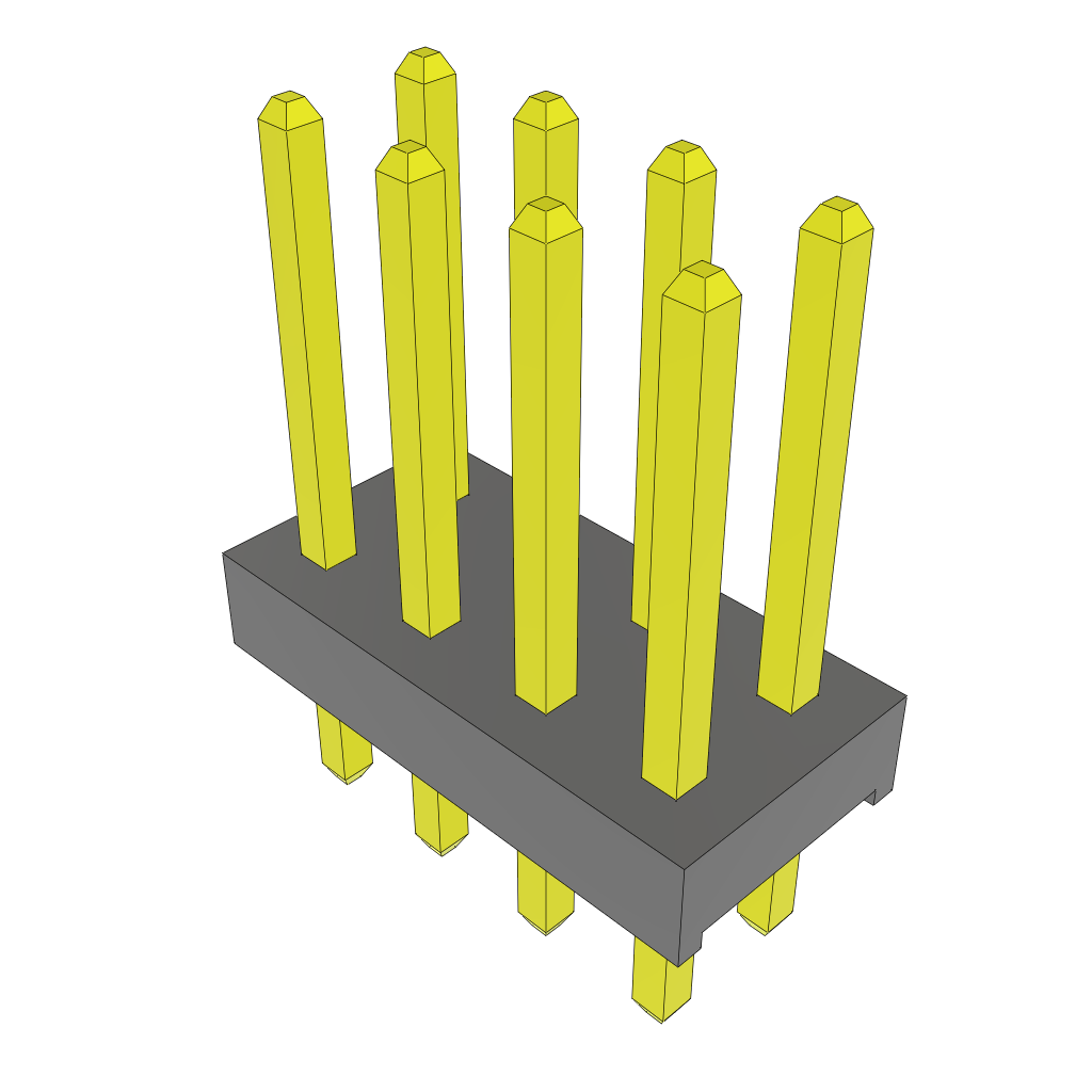 All Parts Connectors BTB Connectors MTMM-104-06-S-D-243 by Samtec