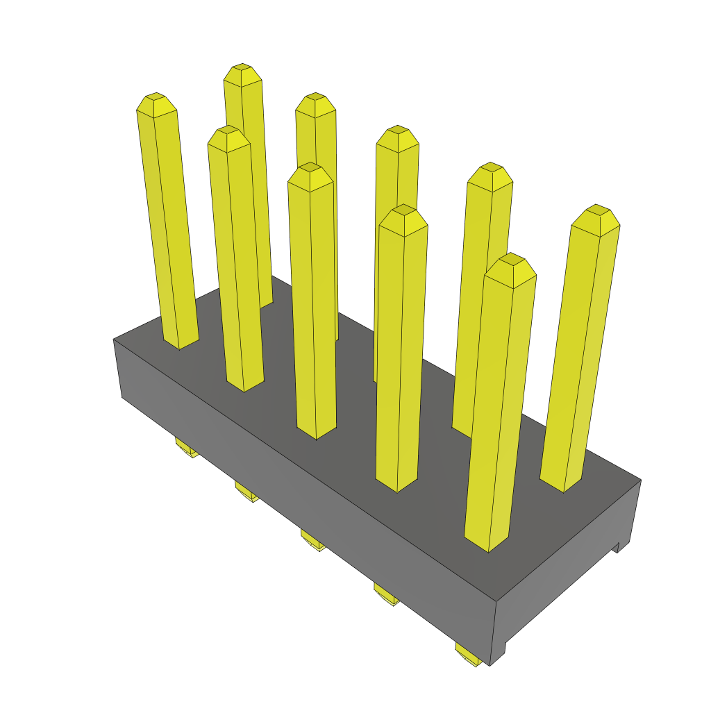 All Parts Connectors BTB Connectors MTMM-105-04-S-D-205 by Samtec