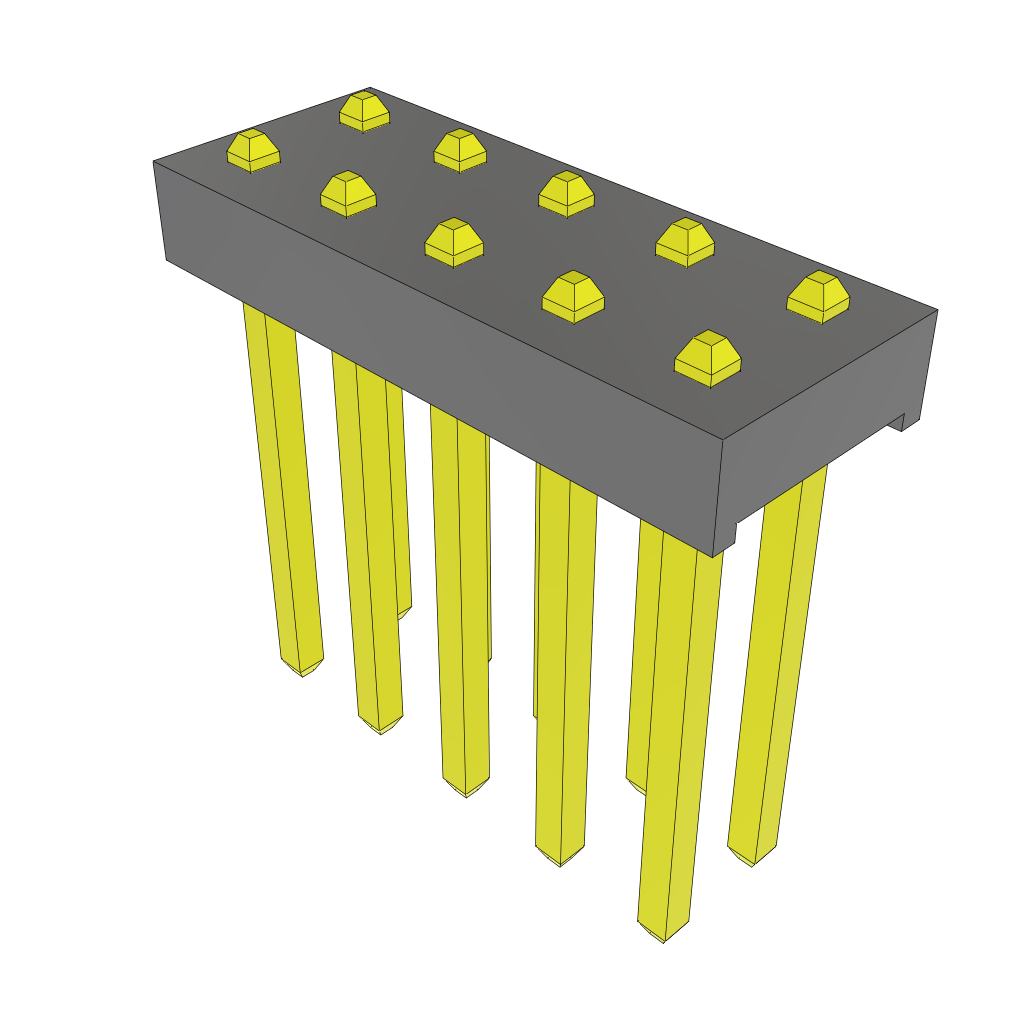 All Parts Connectors BTB Connectors MTMM-105-05-G-D-016 by Samtec
