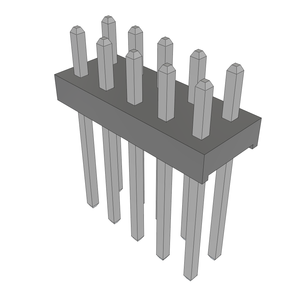 All Parts Connectors BTB Connectors MTMM-105-07-T-D-100 by Samtec