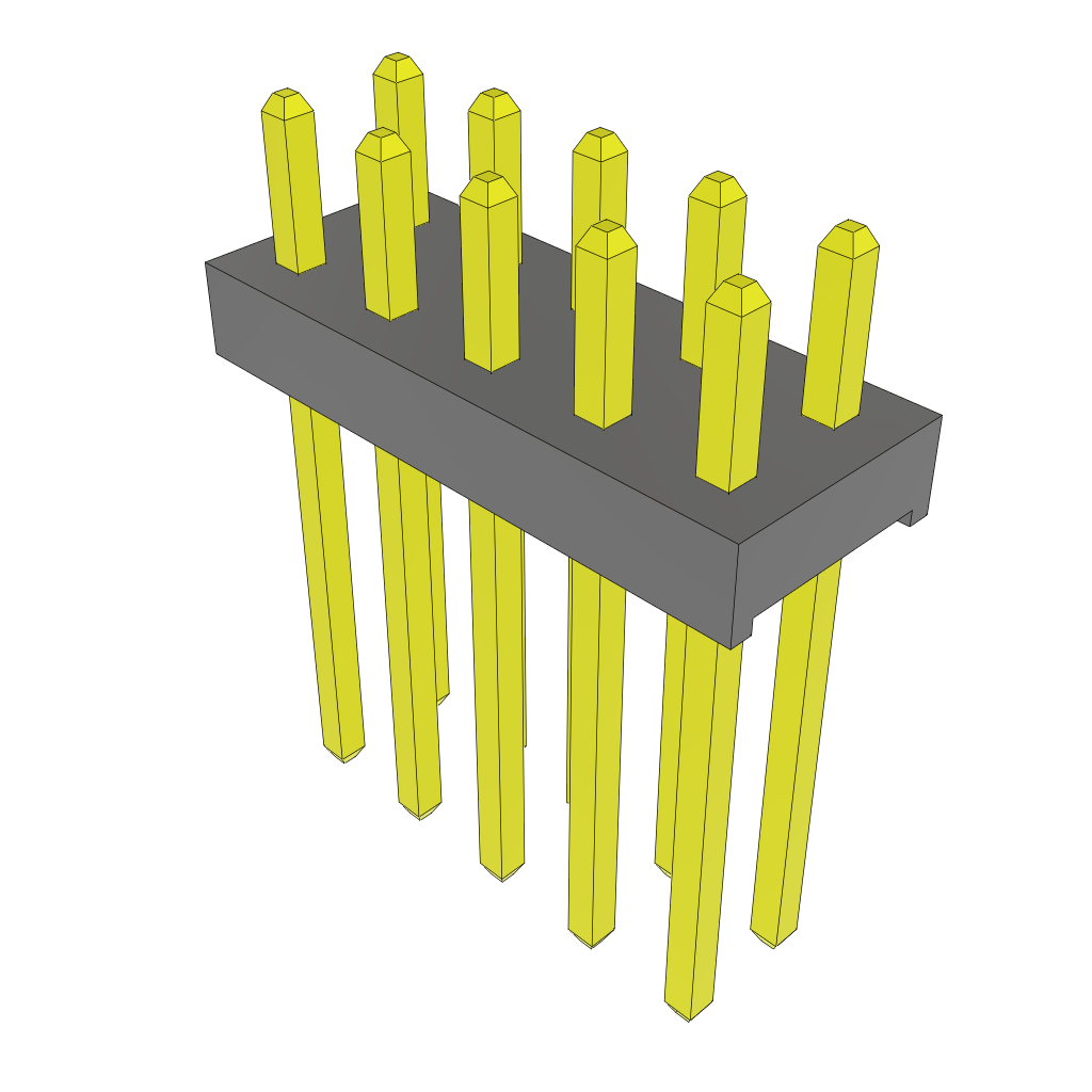 All Parts Connectors BTB Connectors MTMM-105-08-G-D-100 by Samtec