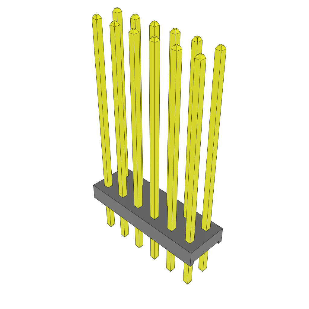 All Parts Connectors BTB Connectors MTMM-106-15-G-D-630 by Samtec