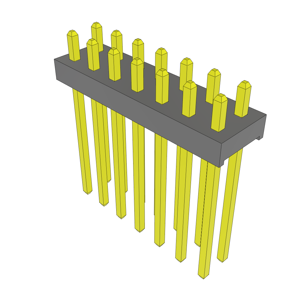 All Parts Connectors BTB Connectors MTMM-107-09-G-D-077 by Samtec