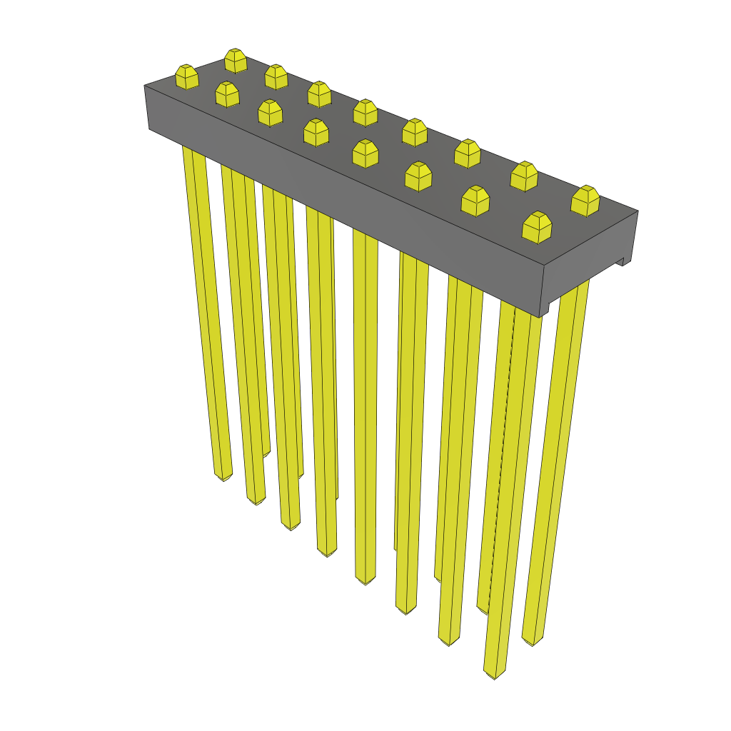 All Parts Connectors BTB Connectors MTMM-108-13-G-D-025 by Samtec